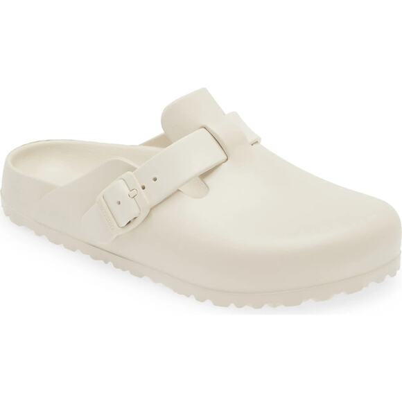 Birkenstock Other - Birkenstock Men Boston EVA Slip On Comfort Clogs Size US 10 Eggshell White FR2M